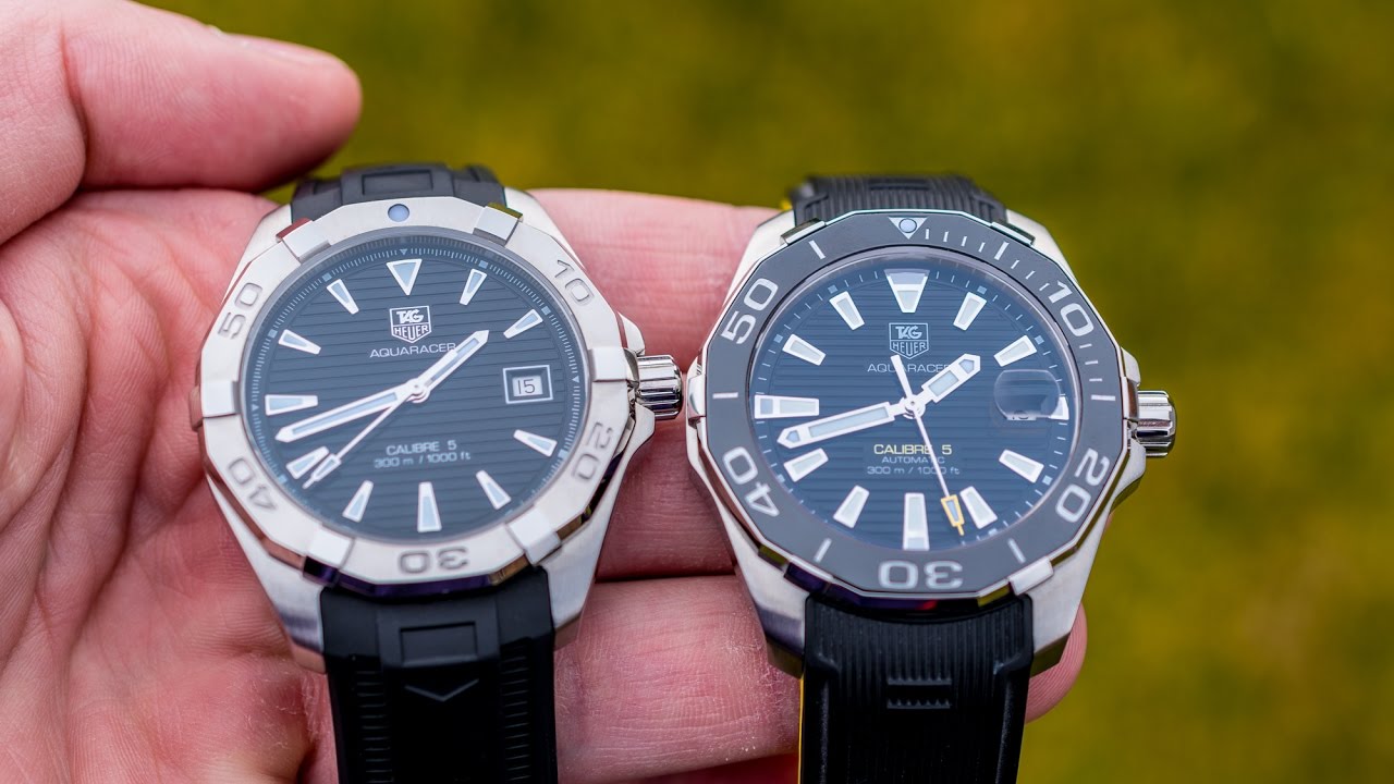 TAG Heuer Aqaracer Calibre 5: WAY211A vs WAY2110 4K
