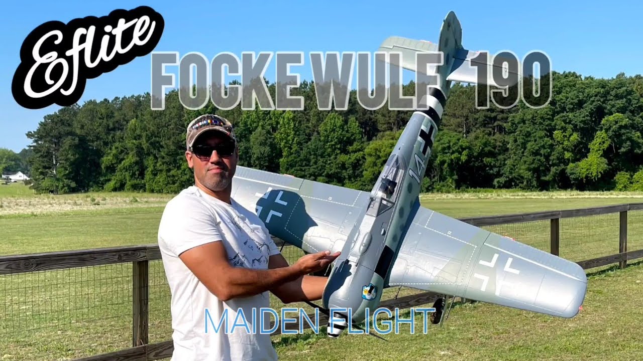 Eflite Focke-Wulf Fw 190 1.5M Maiden Flight