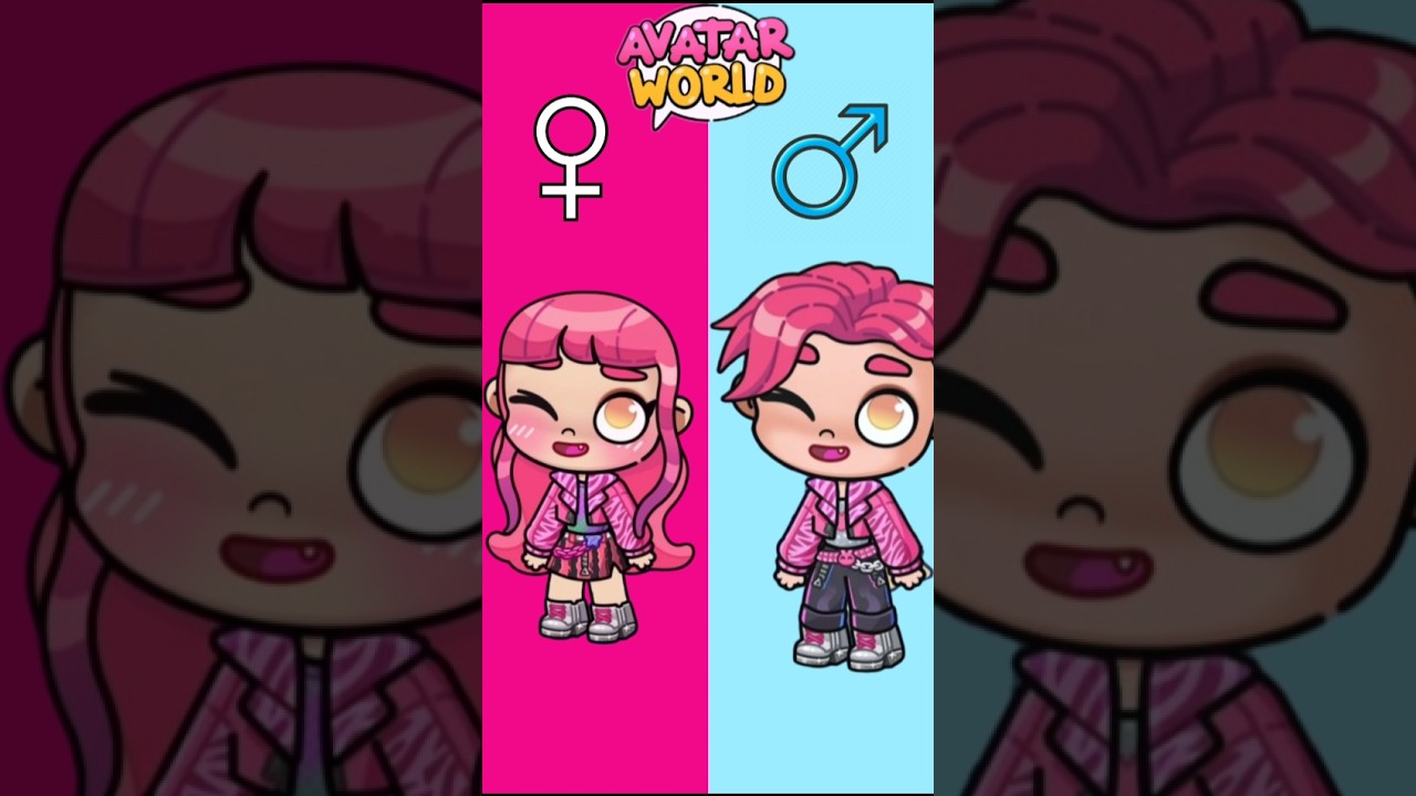 GENDER SWAP/AVATAR WORLD/Cute Girl/#genderswap#avatarworld