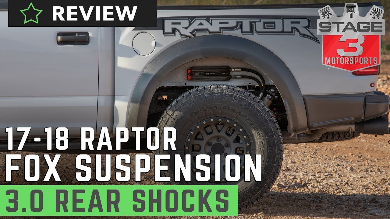 2017-2018 Raptor Fox Factory Series 3.0  Remote Reservoir Rear Shocks Review