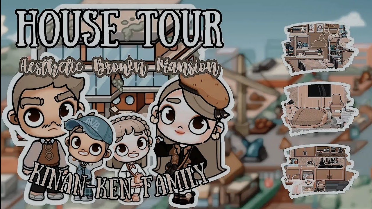 AESTHETIC HOUSE TOUR | MANSION HOUSE MAKER AVATAR WORLD PAZU | AESTHETIC BROWN #avatarworld