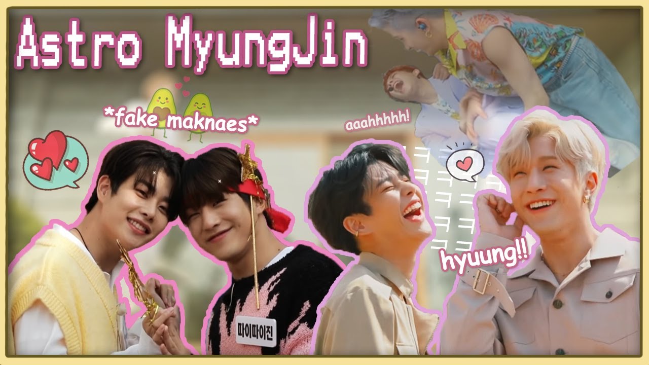 Astro MJ and Jinjin a.k.a. the chaotic 'fake maknaes' | MyungJin moments