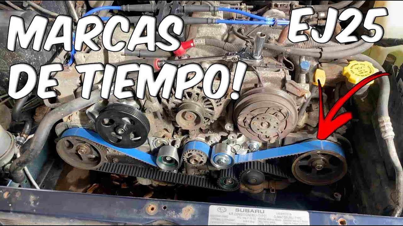 COMO PONER A TIEMPO UN MOTOR 2.5L EJ25 SOHC SUBARU