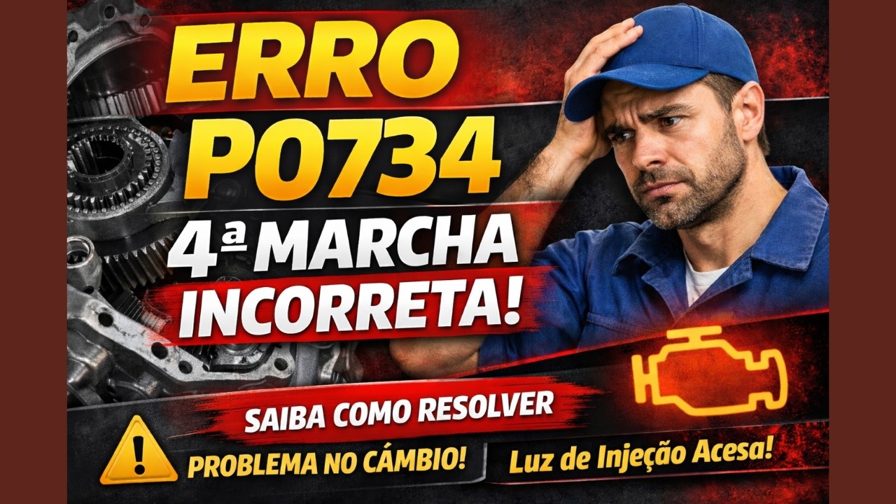 ✅ P0734 Carro Não Entra na 4ª Marcha! Veja o Problema no Câmbio Automático 🚗