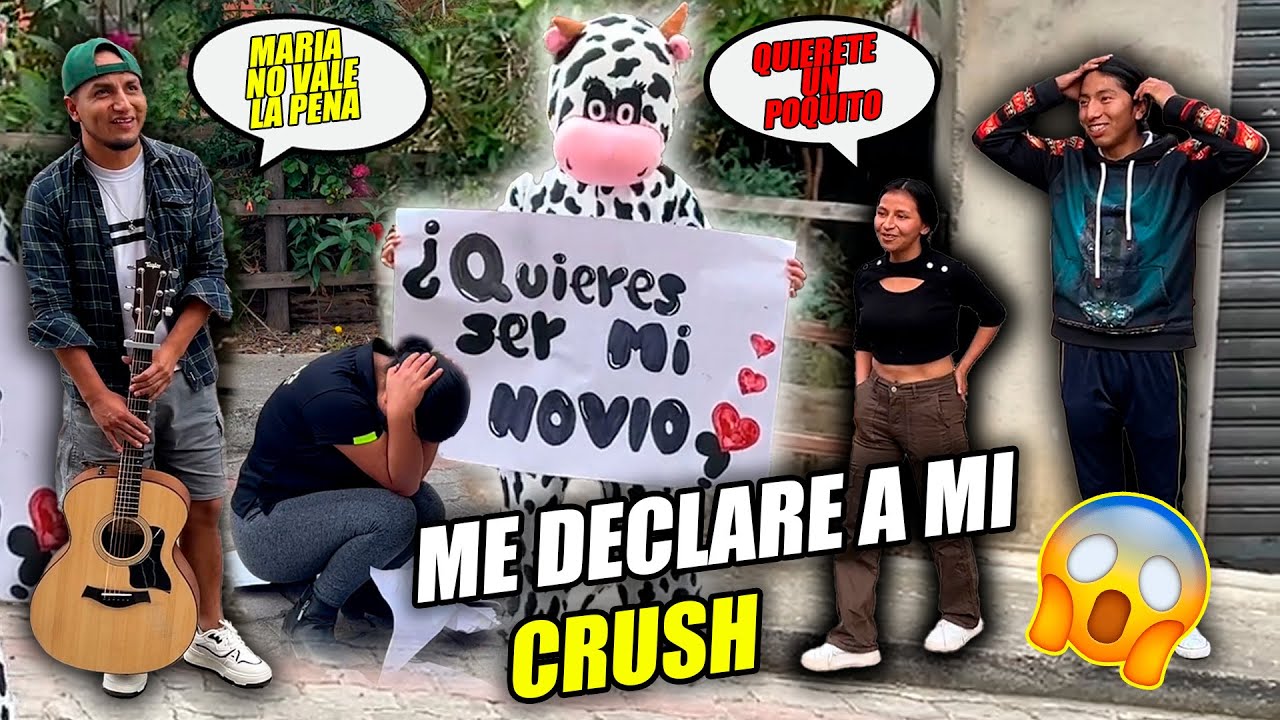 Me declare a mi crush y esto me dijo