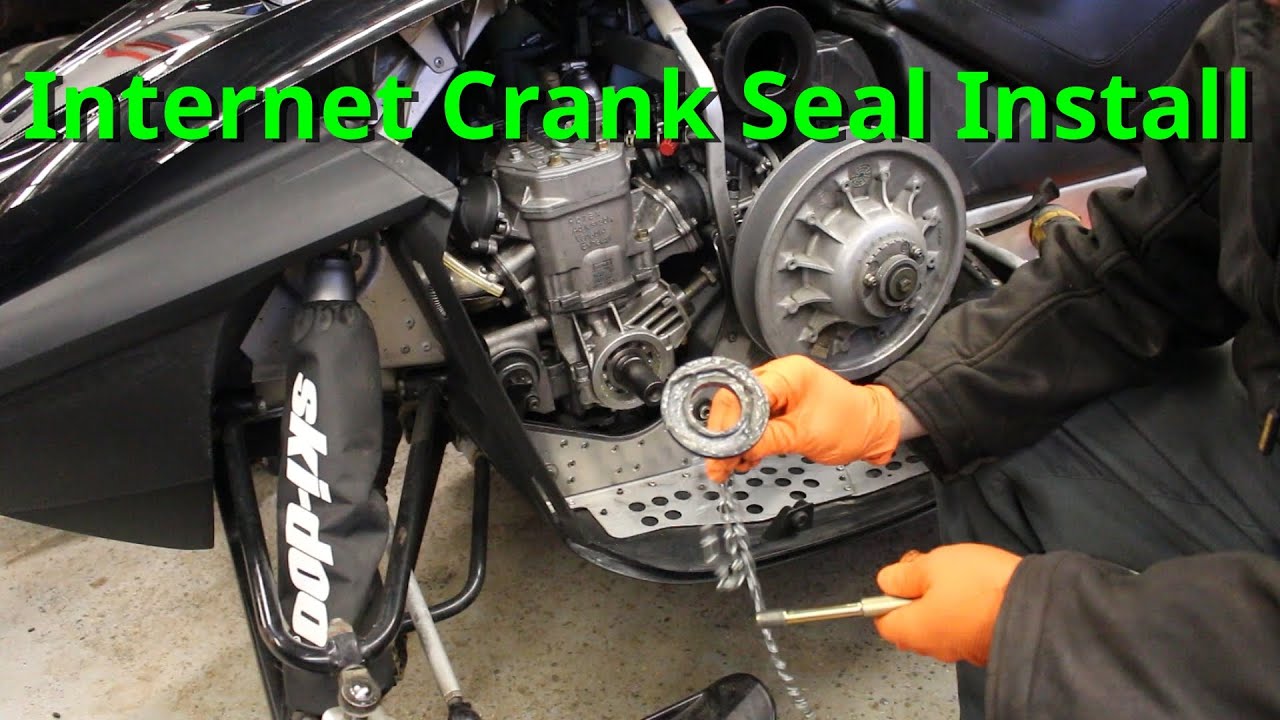 Crank Seal Install Skidoo Rotax 500SS (597cc)