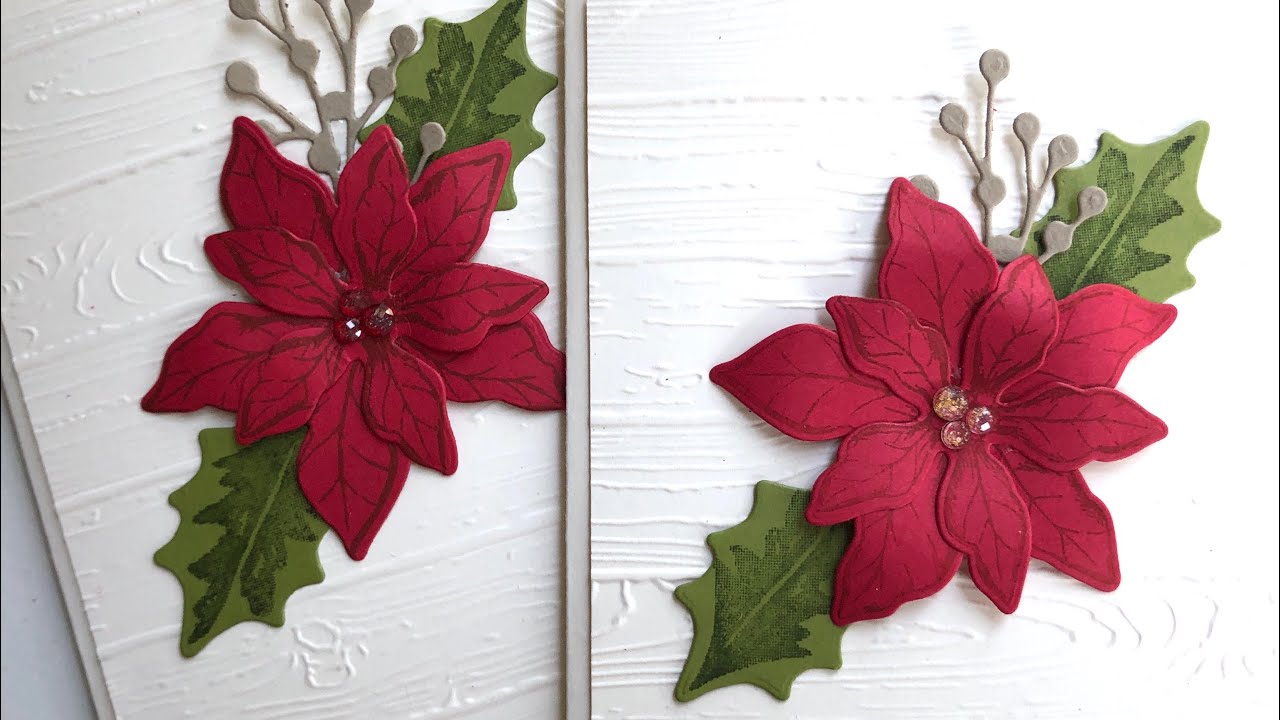 Clean + Simple Card: Poinsettia Petals