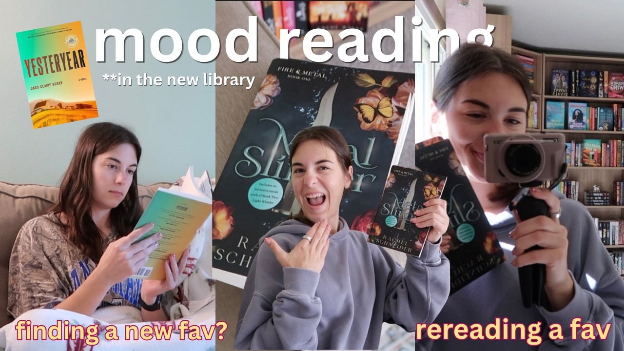MOOD READING for a week📚 rereading a favorite & a reading new release