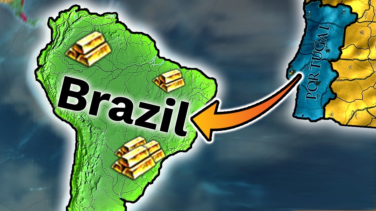 Why 'Flee to Brazil' is THE MOST FUN Portugal Strategy In EU4