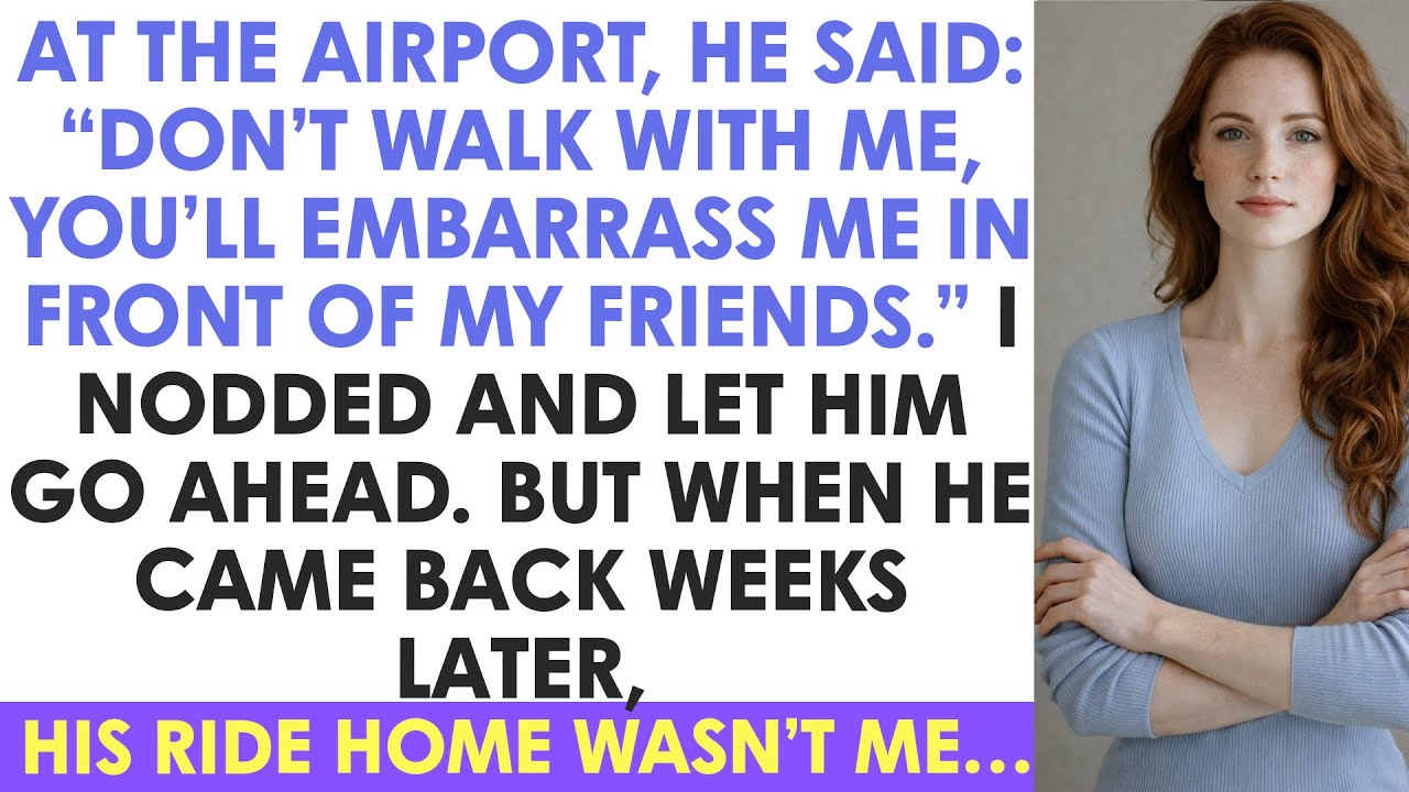At The Airport, He Said: “Don’t Walk With Me, You’ll Embarrass Me In Front Of My Fr...