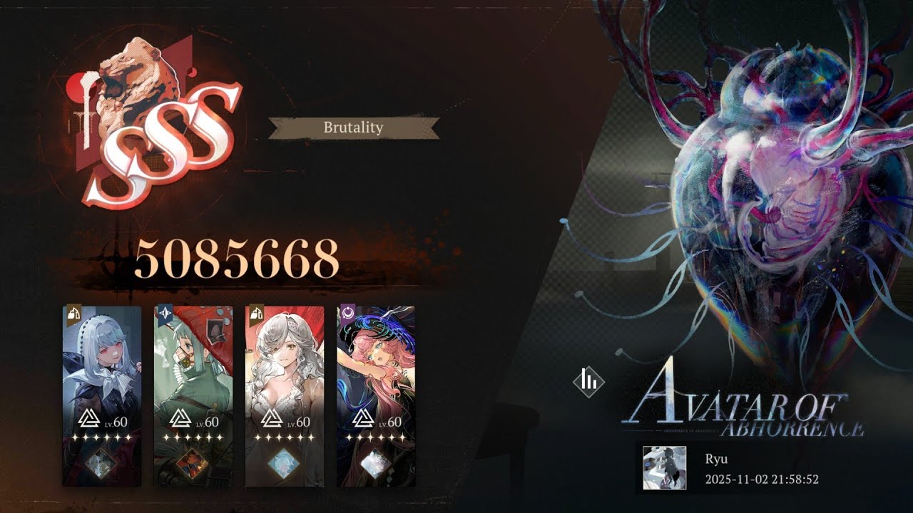(F2P) Avatar of Abhorrence SSS | Semmelweis, Ezra, Eternity, Nautika | Reverse 1999: Manes Bulletin
