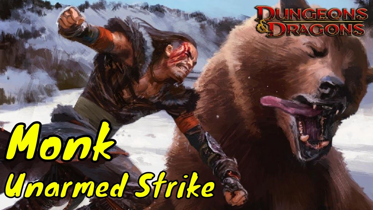 D&D (5e): Monk's Unarmed Strike