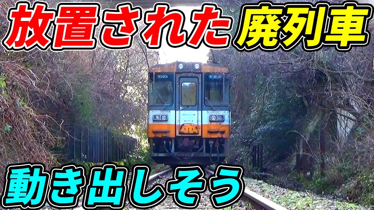 【衝撃】廃線跡に放置された列車を見に行ったら凄すぎた！！！