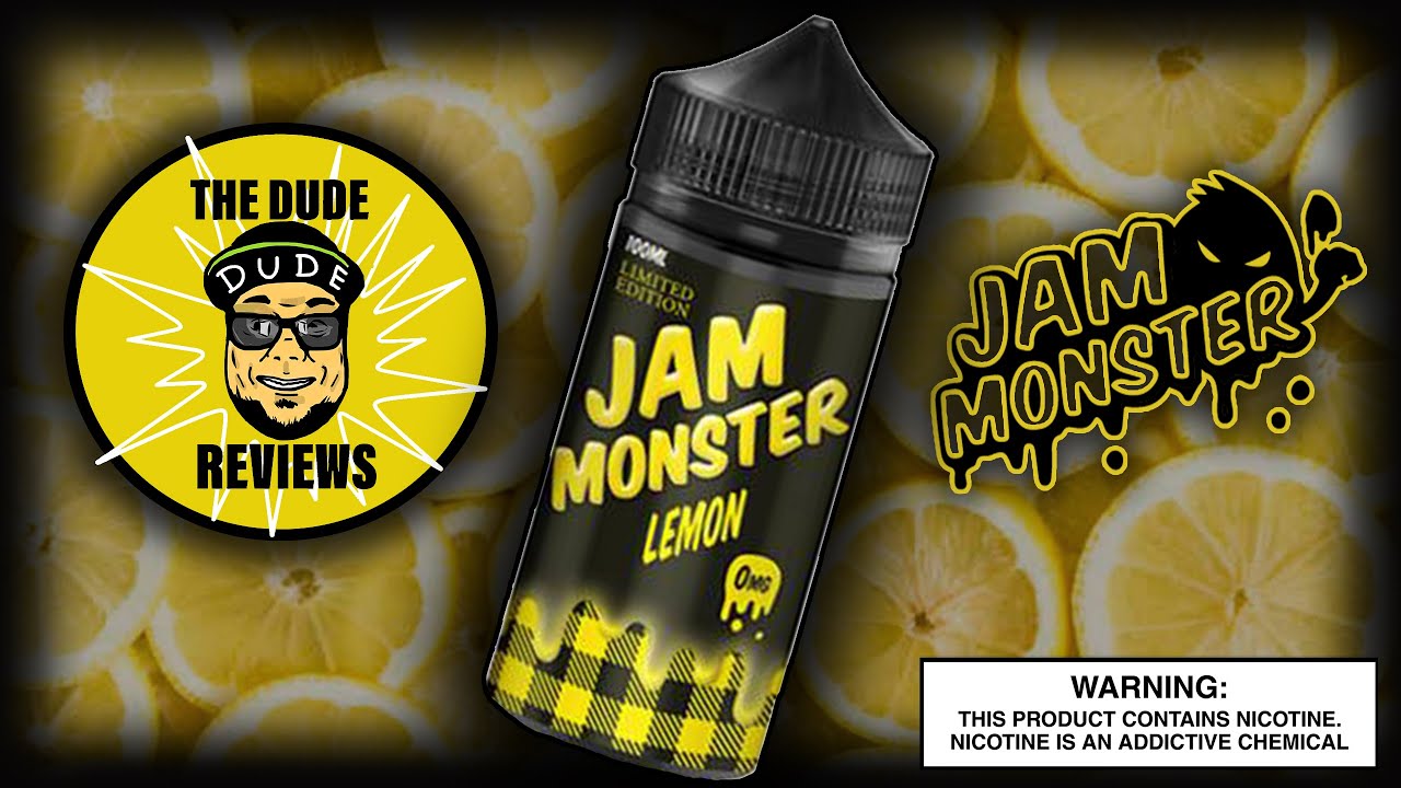 Jam Monster Lemon/ E-Liquid Review