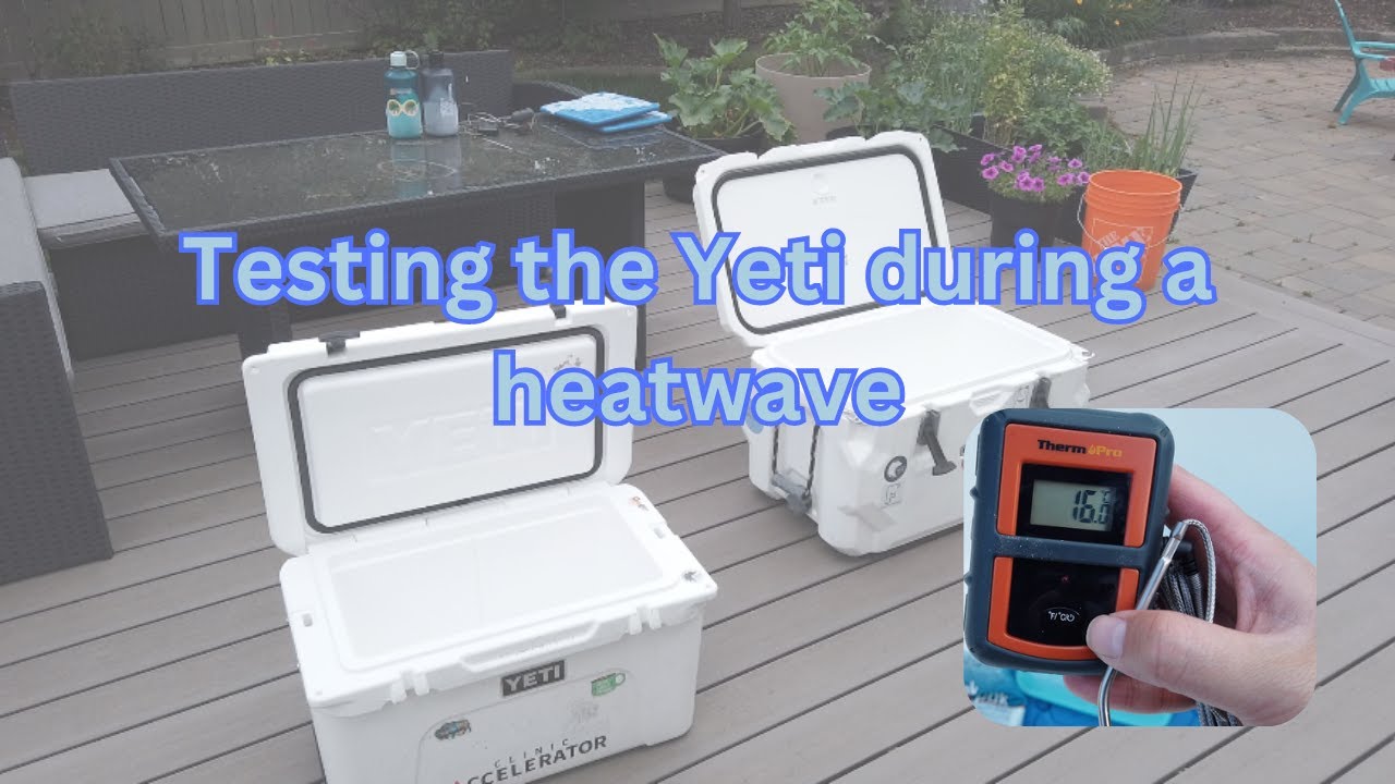 Yeti vs Lifetime Cooler // Testing solid ice, ice cubes, and ice packs over 13 hours