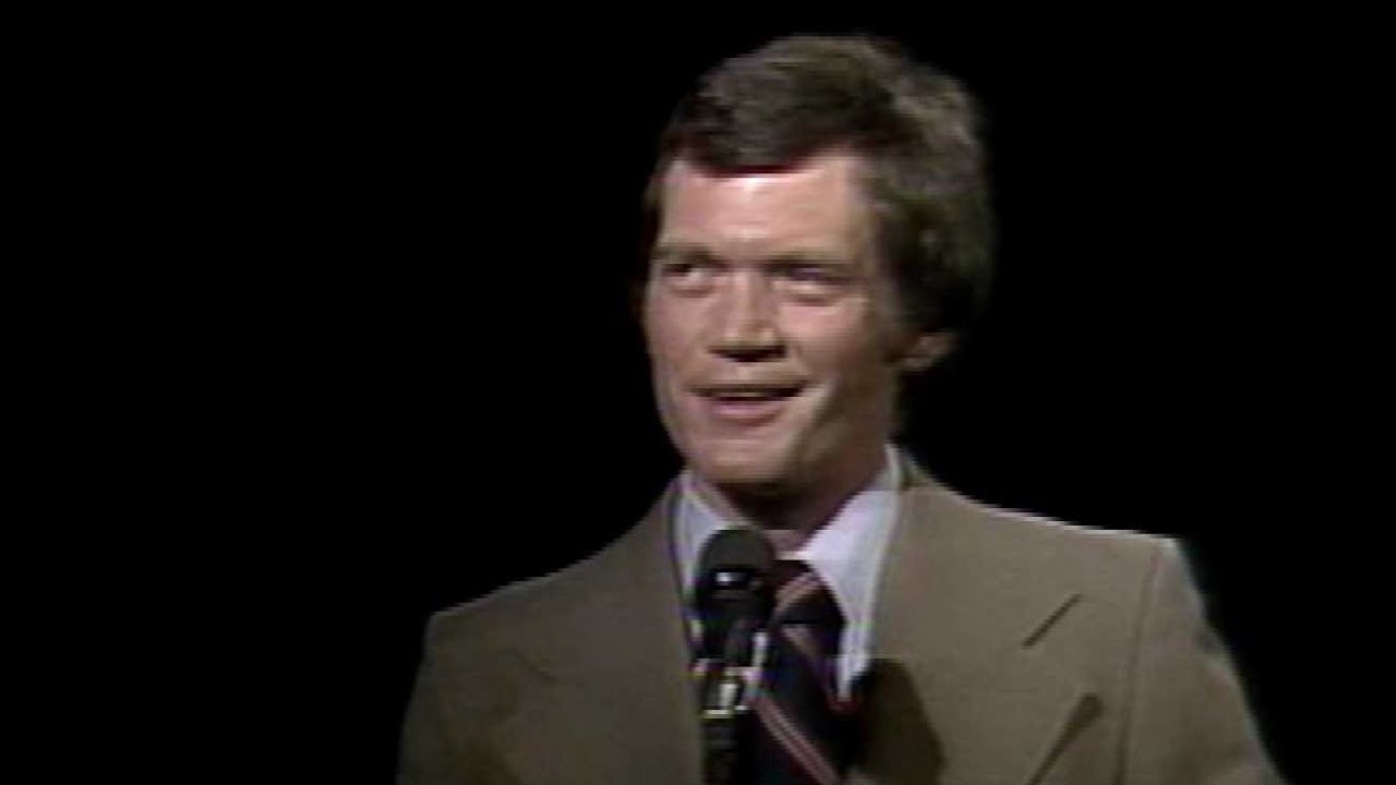 From 1978: David Letterman performs