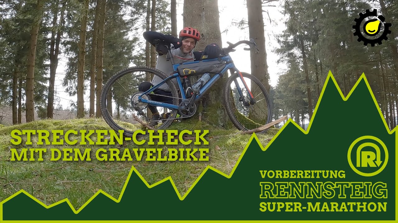 Rennsteiglauf Streckencheck mit dem Gravelbike
