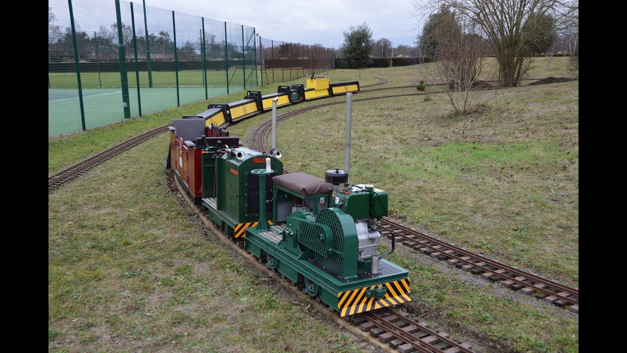 Testing the new 7.25 inch gauge Side Saddle loco + running 'Tod the Tug' 26/01/2019