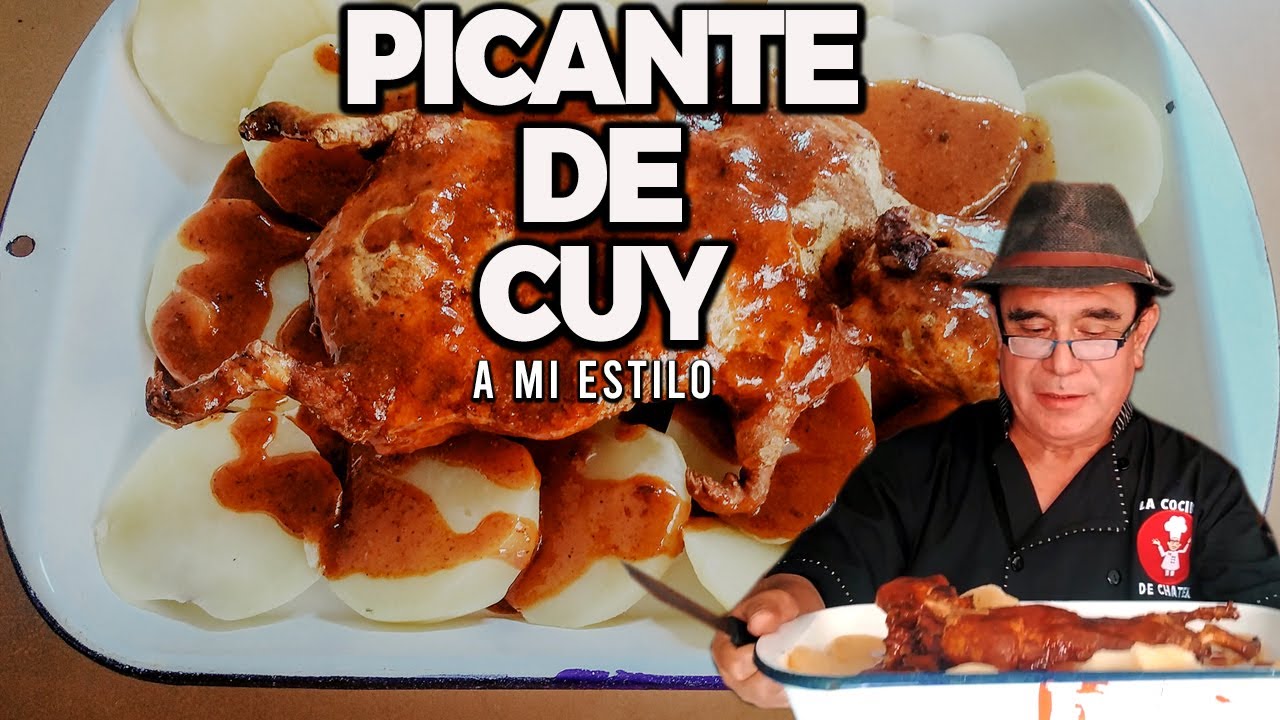 PICANTE DE CUY ANCASHINO CROCANTE  🇵🇪 😋🔥 :  ✅receta fácil