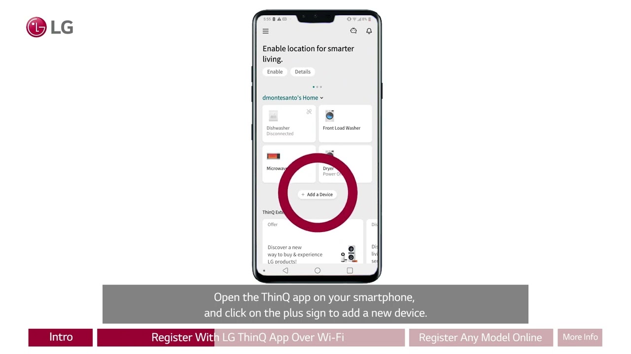 [LG ThinQ] How To Register Your New LG Refrigerator