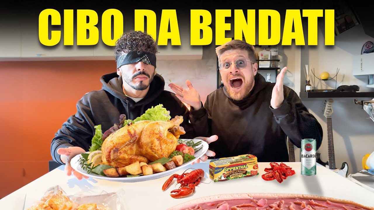 INDOVINA IL CIBO DEL SUPERMERCATO DA BENDATO  (ESTREMO) - GUARDATE HO PRESO UN POLLO DAVVERO ENORME!