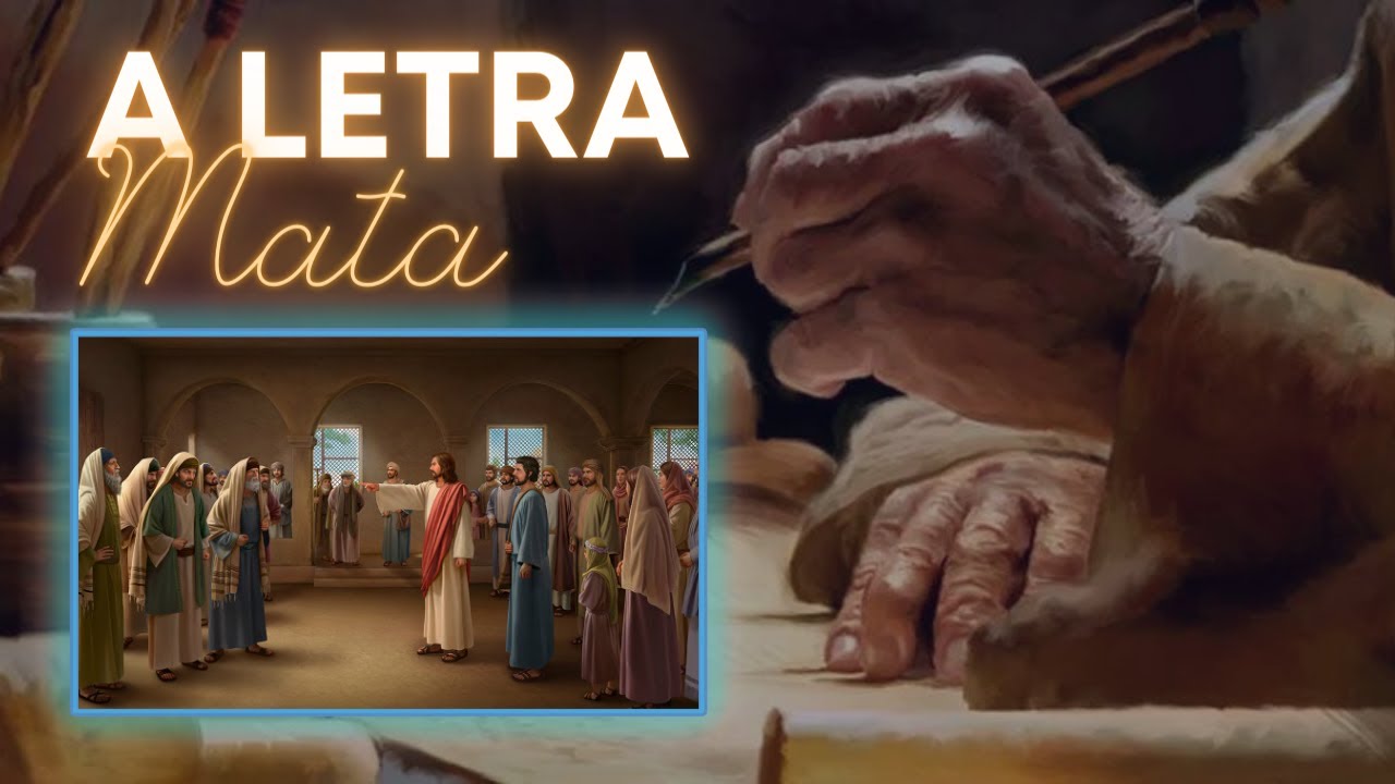 A LETRA MATA, O ESPÍRITO DE DEUS TRÁS VIDA│Estudo Bíblico Canal Reino Eterno