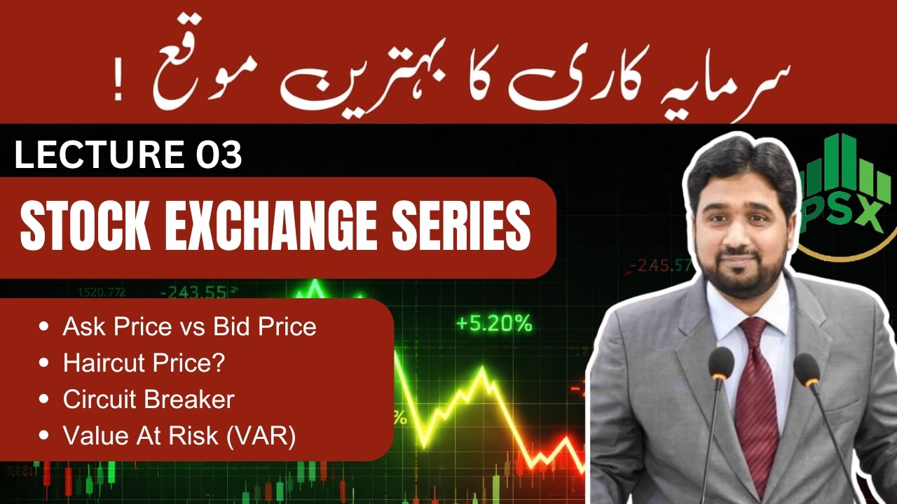 Ask Price vs Bid Price | Haircut Price | Circuit Breaker | Value at Risk (VAR) Explained | Lecture 3