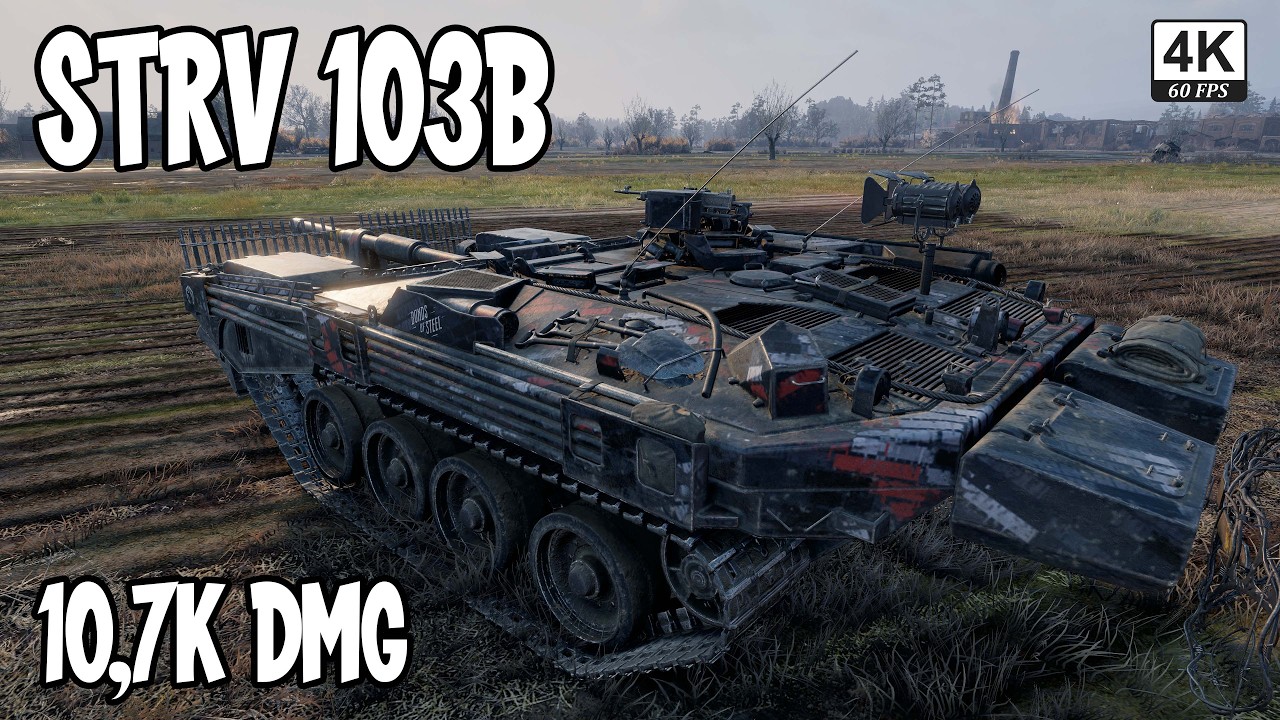 World Of Tanks Strv 103B (10,7k Damage) WOT
