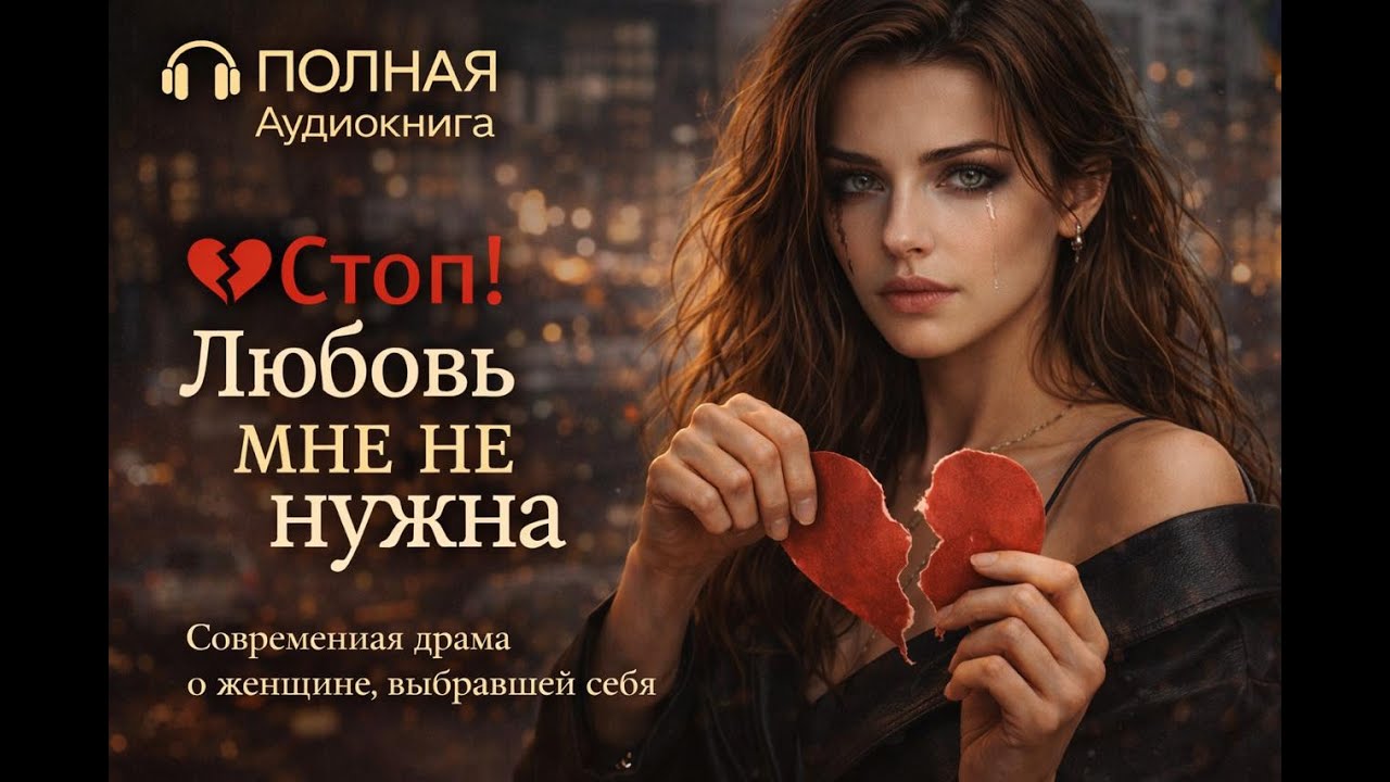 💔 «Стоп! Любовь мне не нужна» 🎧 ПОЛНАЯ Аудиокнига | Современная драма о женщине, выбравшей себя