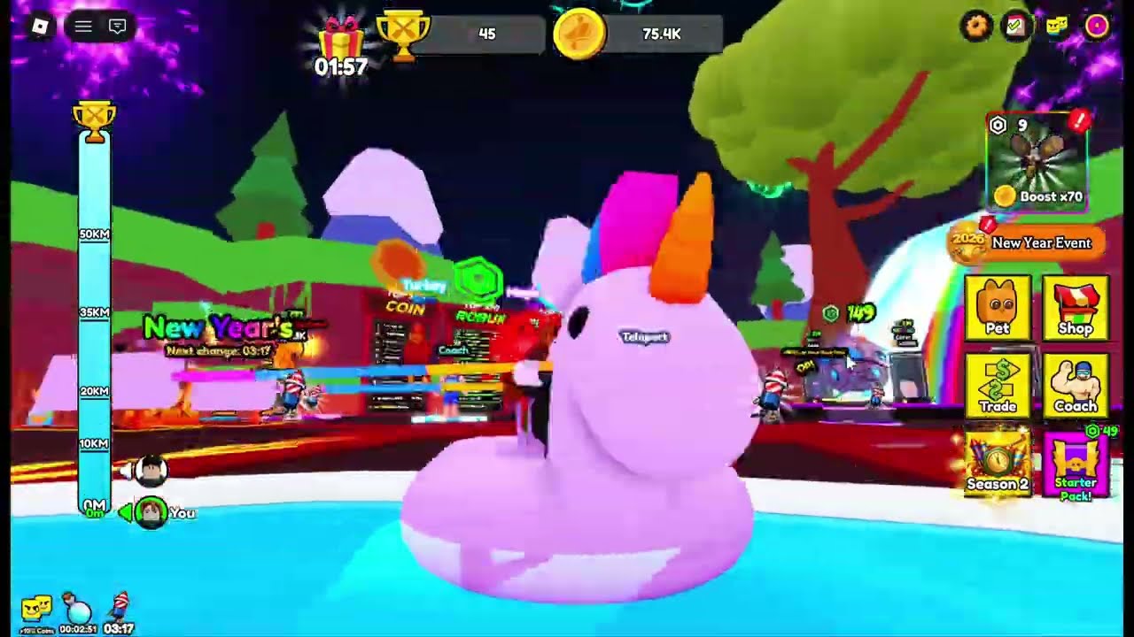 me playing Roblox kayak and surf