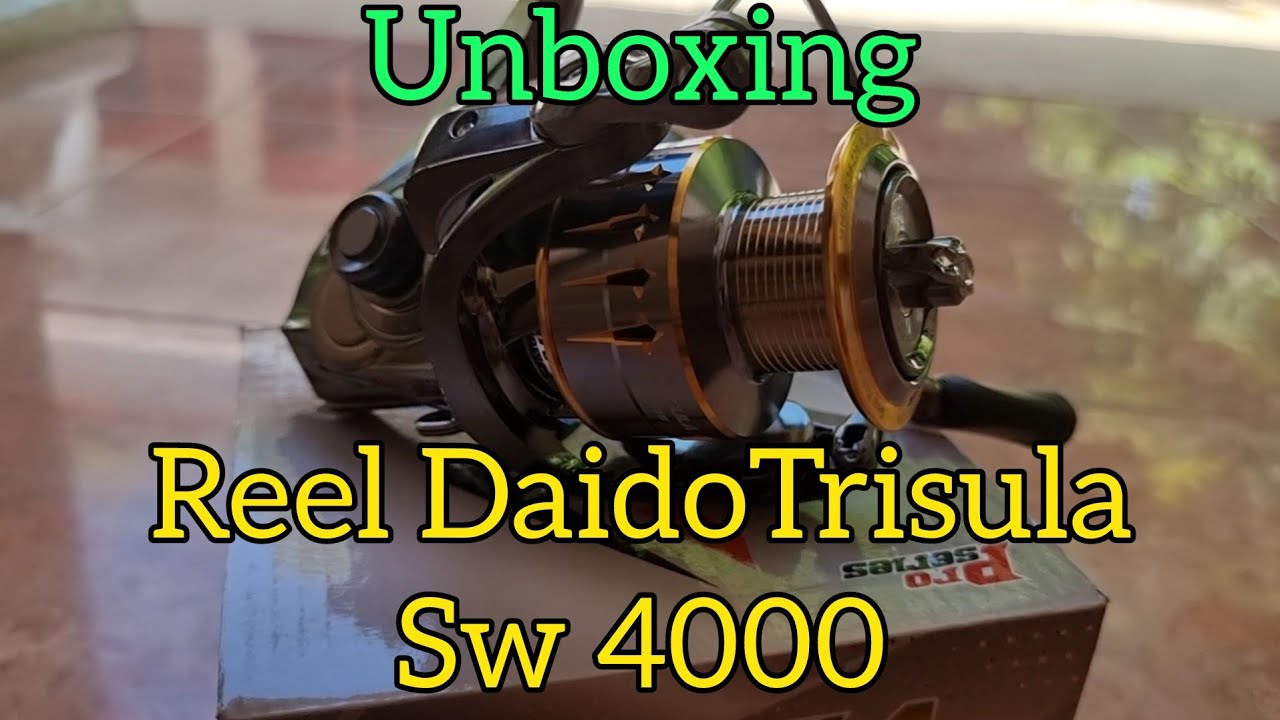 Unboxing Reel Daido Trisula SW 4000 @noerz010388