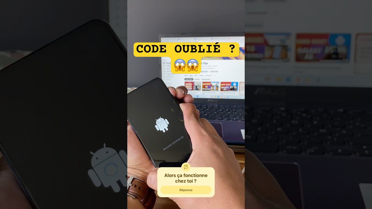 Tu as oubli&eacute; le code ou le sch&eacute;ma de ton Samsung ? #samsung  #hardreset #smartphone