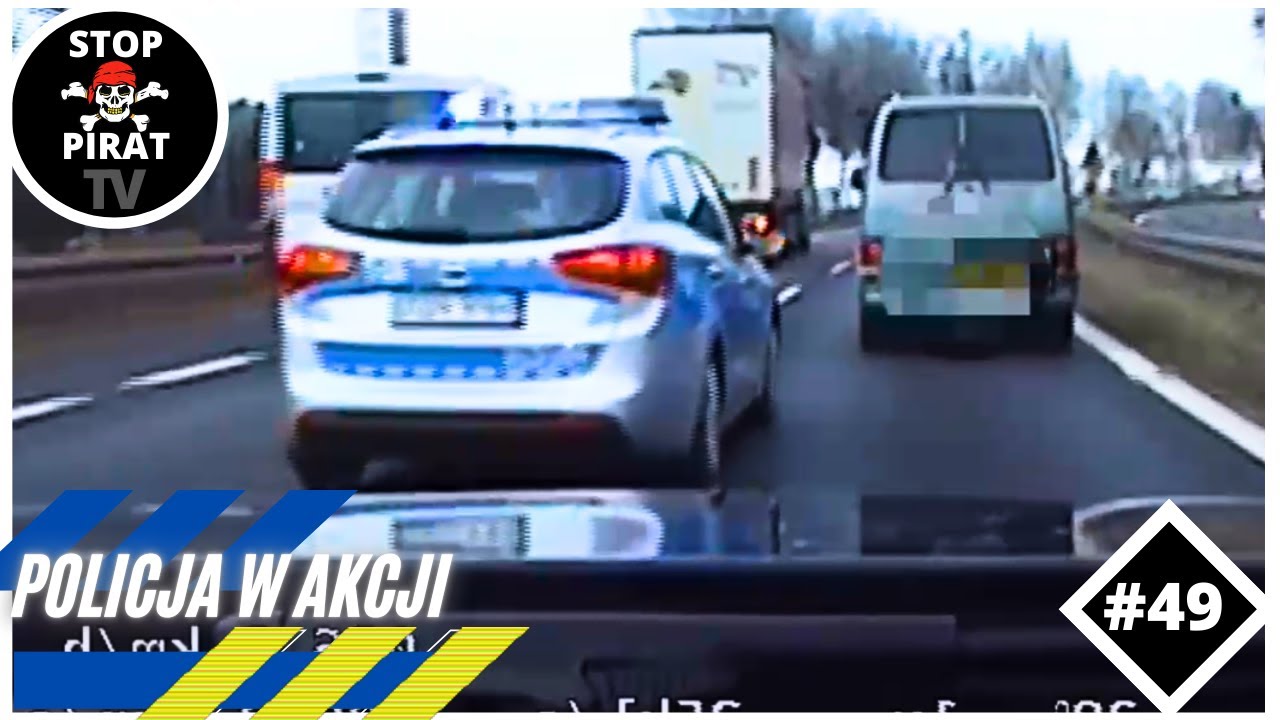 POLICJA W AKCJI #49 - Pościg za złodziejami paliwa, Polska Policja vs. Audi, Nagrał własną ucieczkę