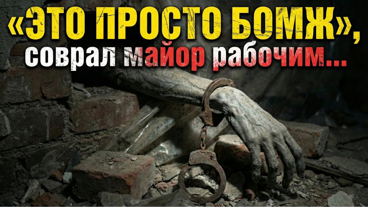 «Это просто бомж» —соврал майор рабочим, но блеск часов на костях заставил ветерана достать пистолет