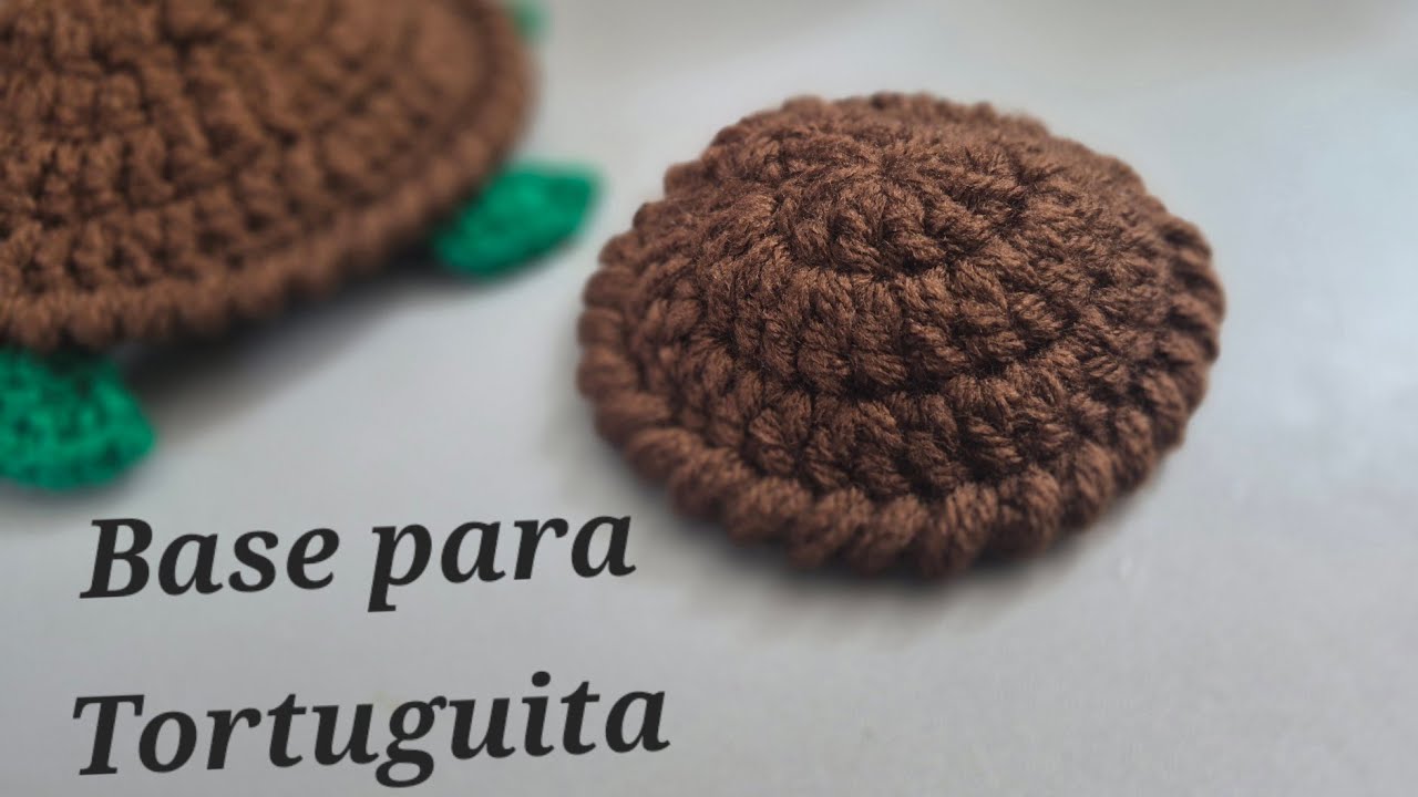 Base para tortuga posavasos taza chica y grande #posavasos #tortuga #crochet 