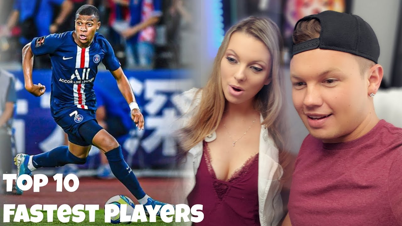 FASTEST 10 Football Players | Couple Reacts!