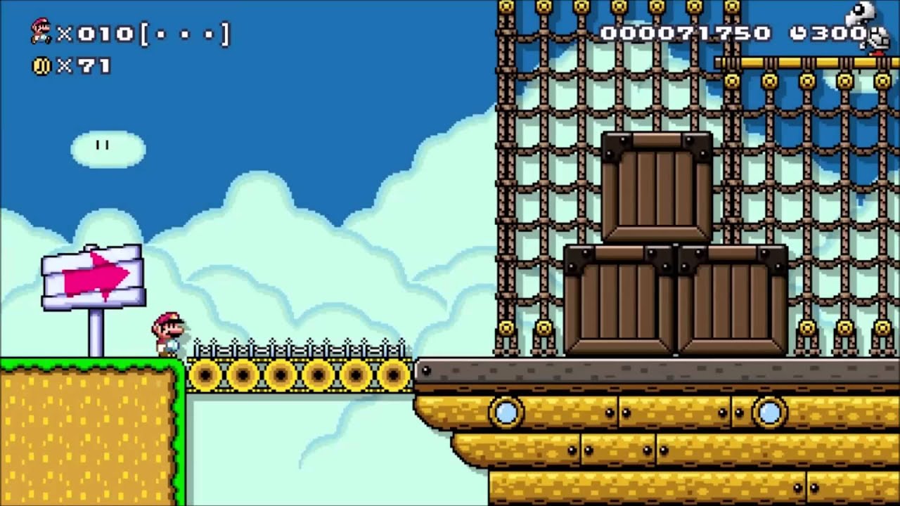 SMW Custom Music - Super Mario Maker SMW Airship