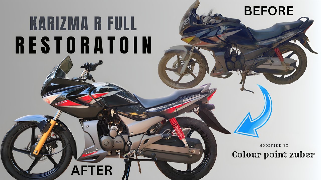 Karizma R Full Restoration| Karizma R modified करिज्मा आर फुल रेस्टोरेशन