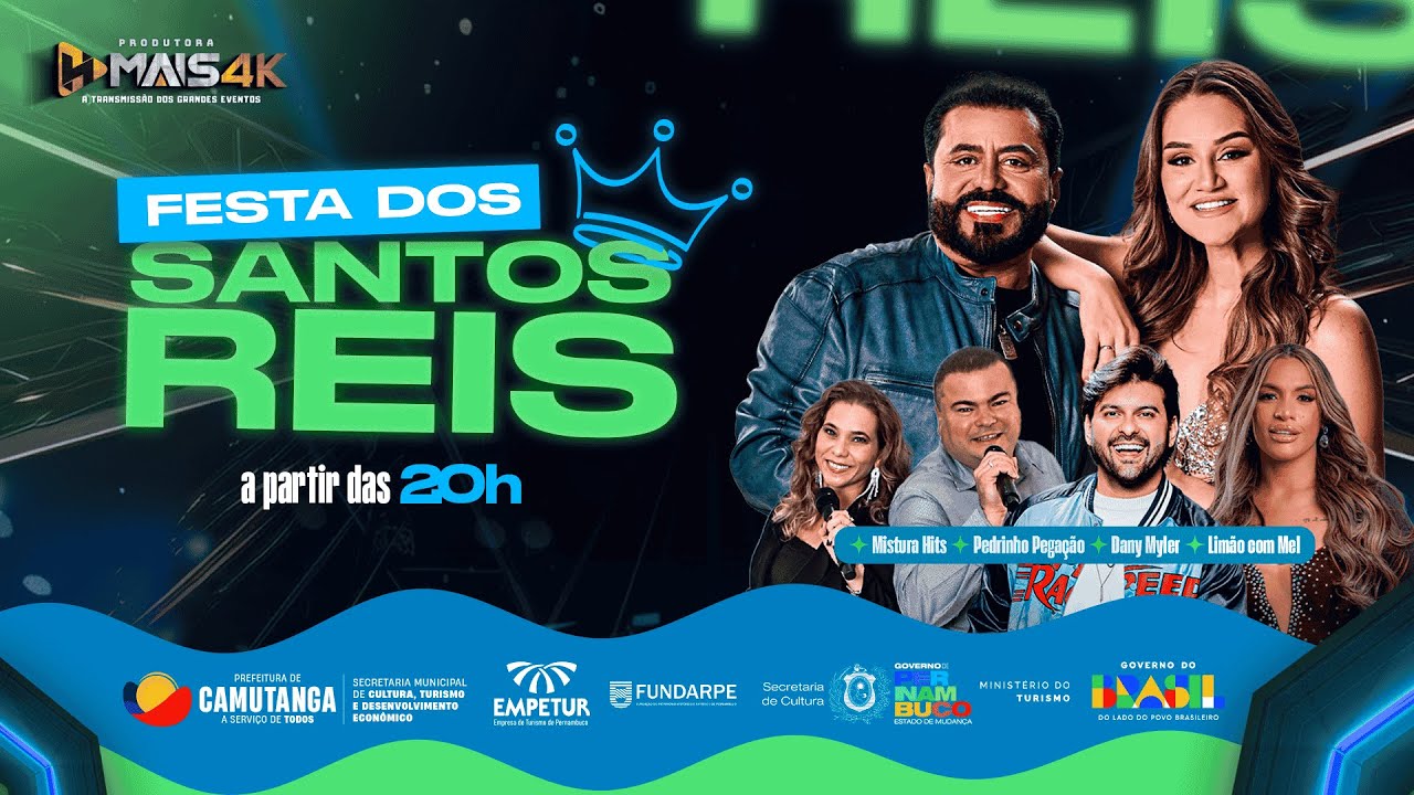 Festa dos Santos Reis 2026- Camutanga - Mistura Hits - Pedrinho Pegação- Dany Myler - Limão com Mel