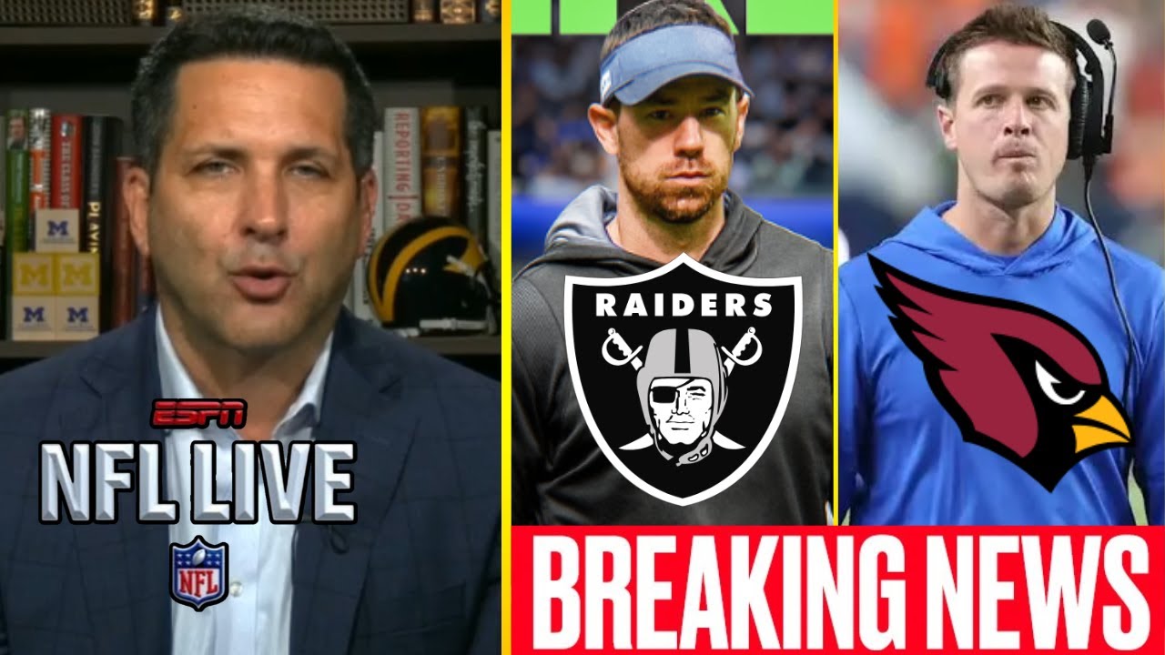 Adam Schefter UPDATES on NFL coaching carousel: Raiders sign Klint Kubiak? Mike LaFleur to Cardinals