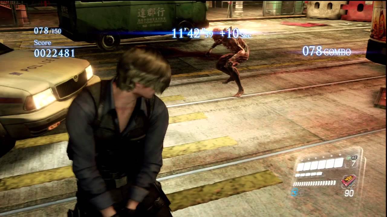 Resident Evil 6 Mercenaries Urban Chaos Duo Leon x Chris 1,405,909