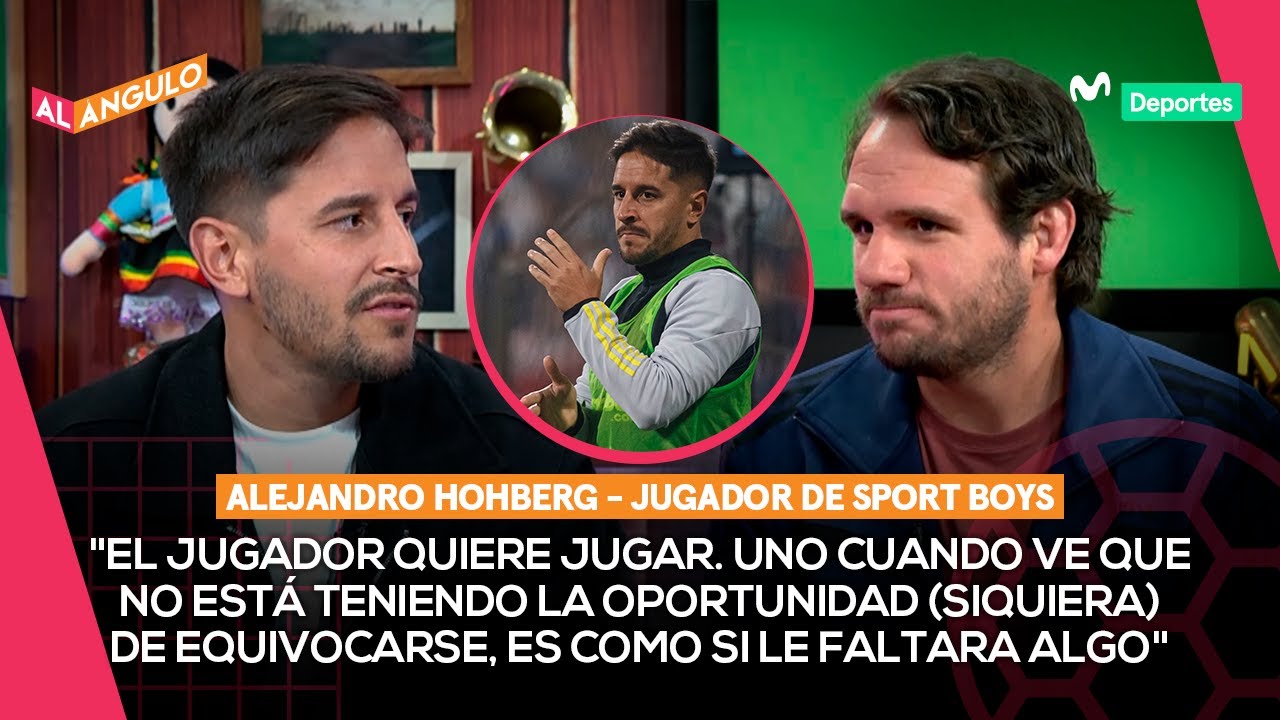 ALEJANDRO HOHBERG: su análisis del RENDIMIENTO que tuvo en el FÚTBOL PERUANO | AL ÁNGULO ⚽🥅