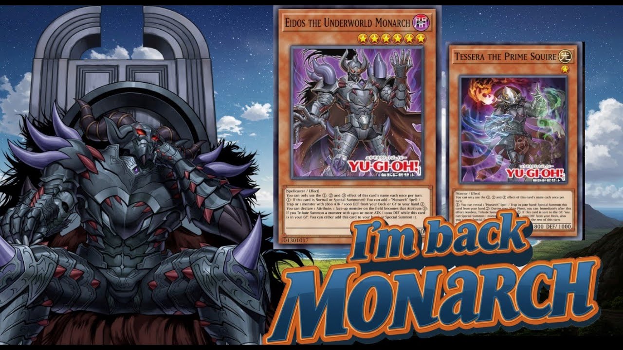 (Ygopro MDPRO3 ) new Monarchs deck,post Duelists Advance, Eidos the Underworld Monarch