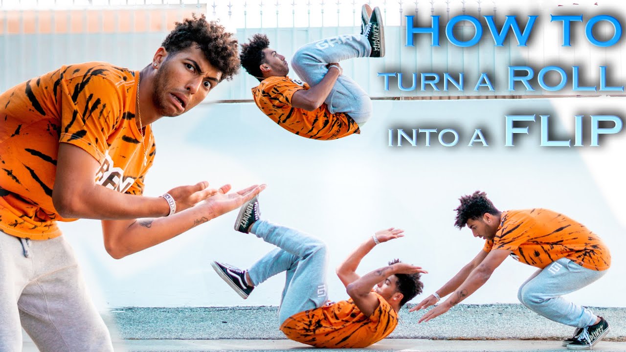 HOW TO TURN A FORWARD ROLL INTO A FRONT FLIP