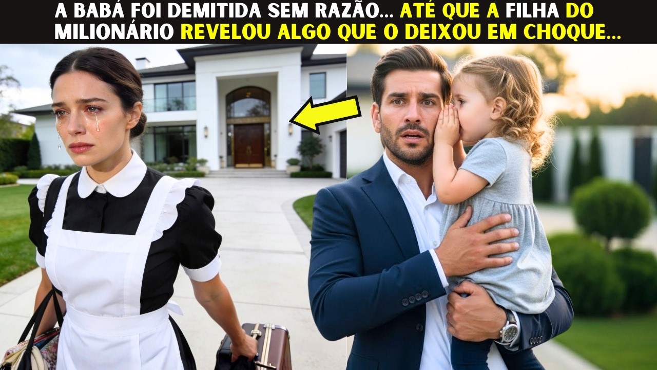 A babá foi demitida sem razão… até que a filha do Milionário revelou algo que o deixou em choque.
