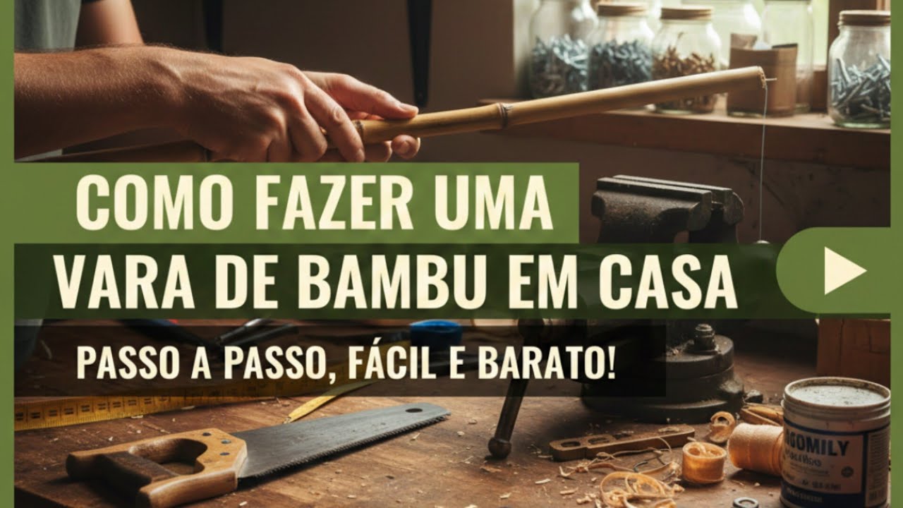 A melhor vara  de bambu feita em casa sem gastar dinheiro #pesca #pescadetilapia #varadebambu 