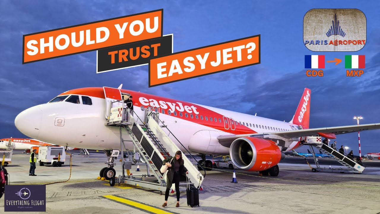 LOW COST, HIGH COMFORT | easyJet | Airbus A320-214 | Paris CDG to Milano Malpensa