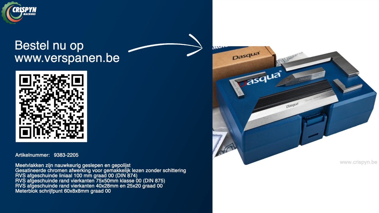 5 delige controleset verspanen