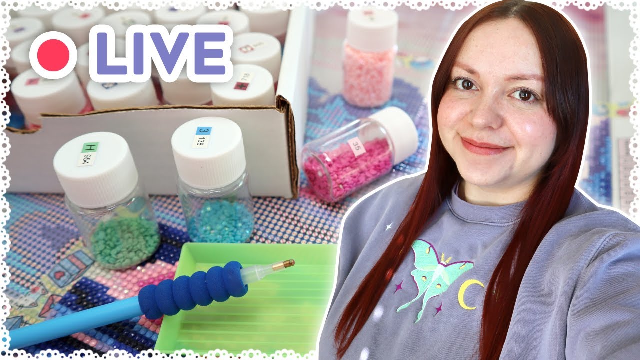 Diamond Painting & Chatting 🔴 LIVE