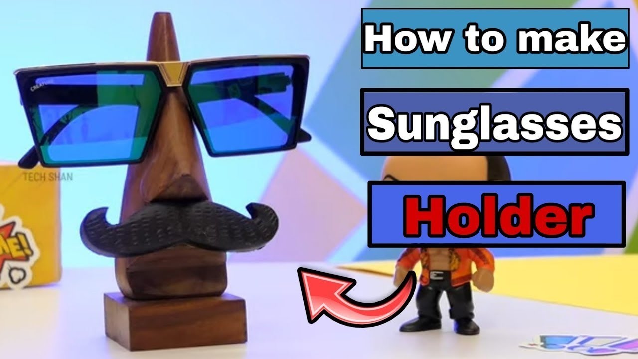 How to make Sunglasses Stand from Cardboard || Glasses holder  *Read Description *